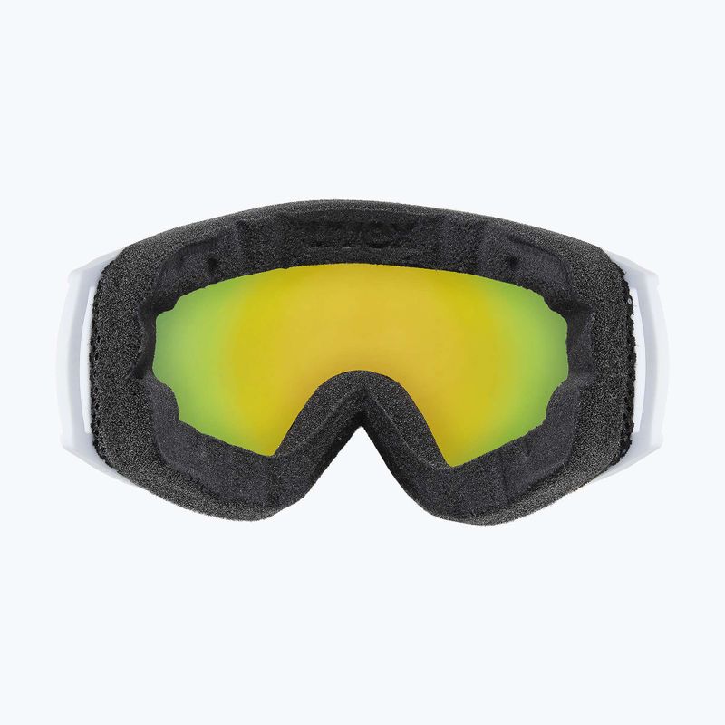 Skibrille UVEX Victorious S FM white matt/mirror orange 7