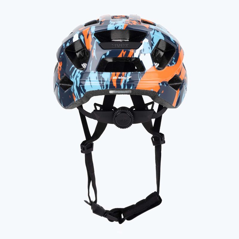 Fahrradhelm Kinder UVEX Air Wing 2 papaya/bubble blue 4