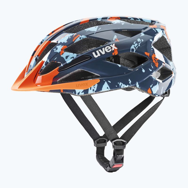 Fahrradhelm Kinder UVEX Air Wing 2 papaya/bubble blue 8