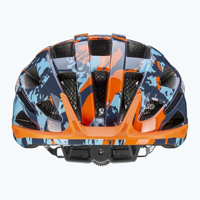 Fahrradhelm Kinder UVEX Air Wing 2 papaya/bubble blue 9