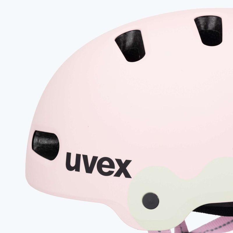 Kinderhelm UVEX Kid 4 Style strawberry/matcha matt 7
