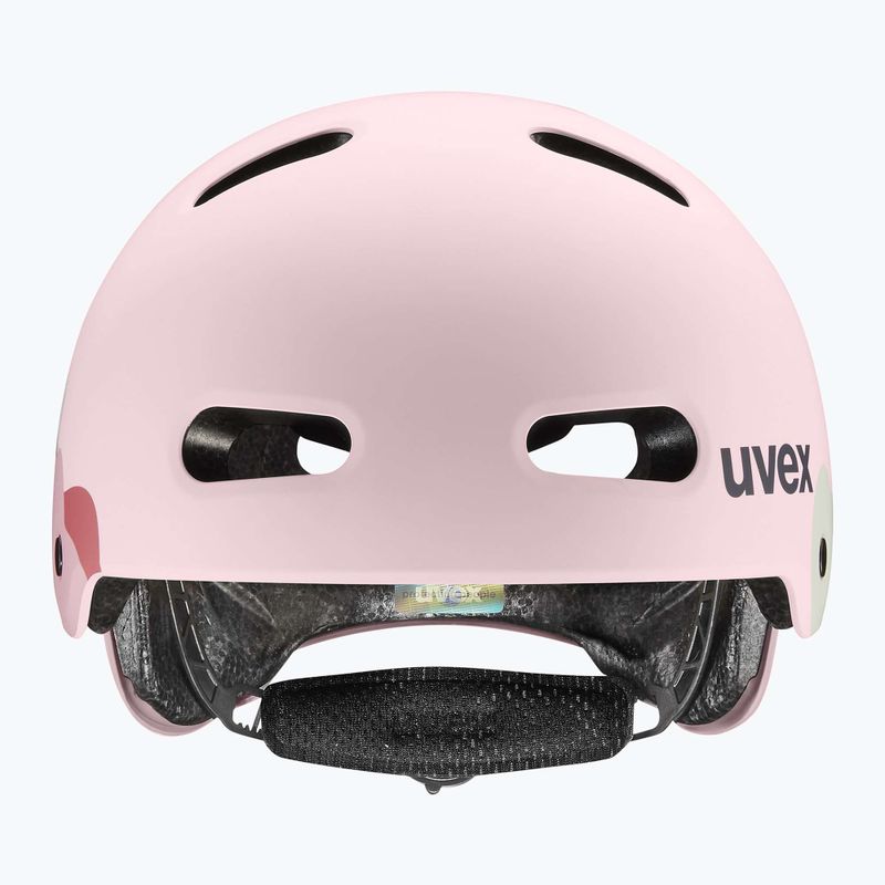 Kinderhelm UVEX Kid 4 Style strawberry/matcha matt 9