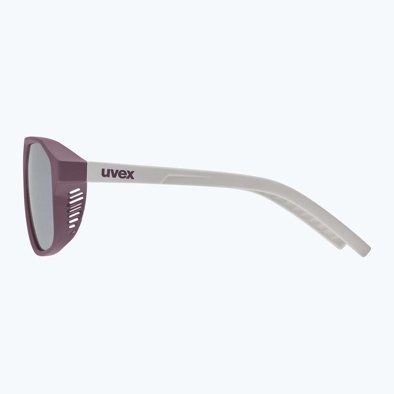 Kinder-Sonnenbrille UVEX Cosmic Jr cranberry/grey matt/mirror silver 5