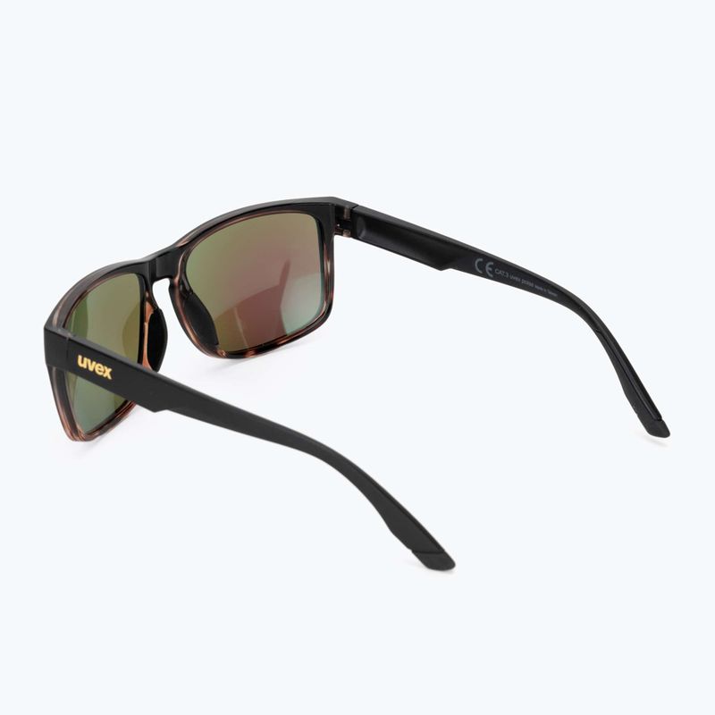 Sonnenbrille UVEX Poise black demi matt/mirror green 2