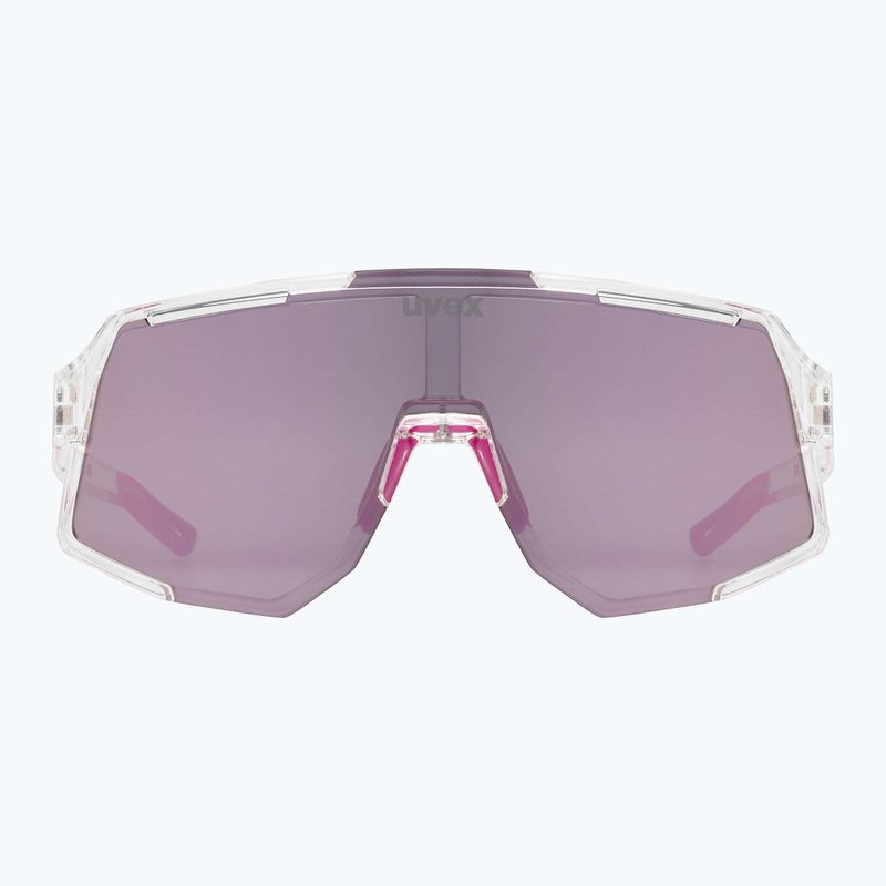 Sonnenbrille UVEX Sequenze clear/mirror pink 3