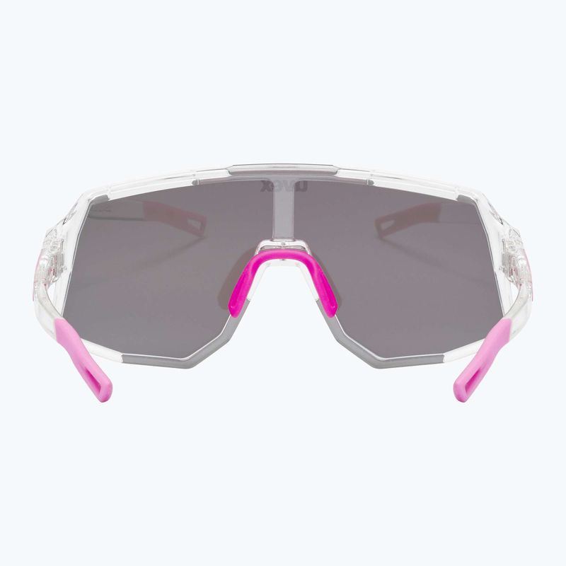 Sonnenbrille UVEX Sequenze clear/mirror pink 4