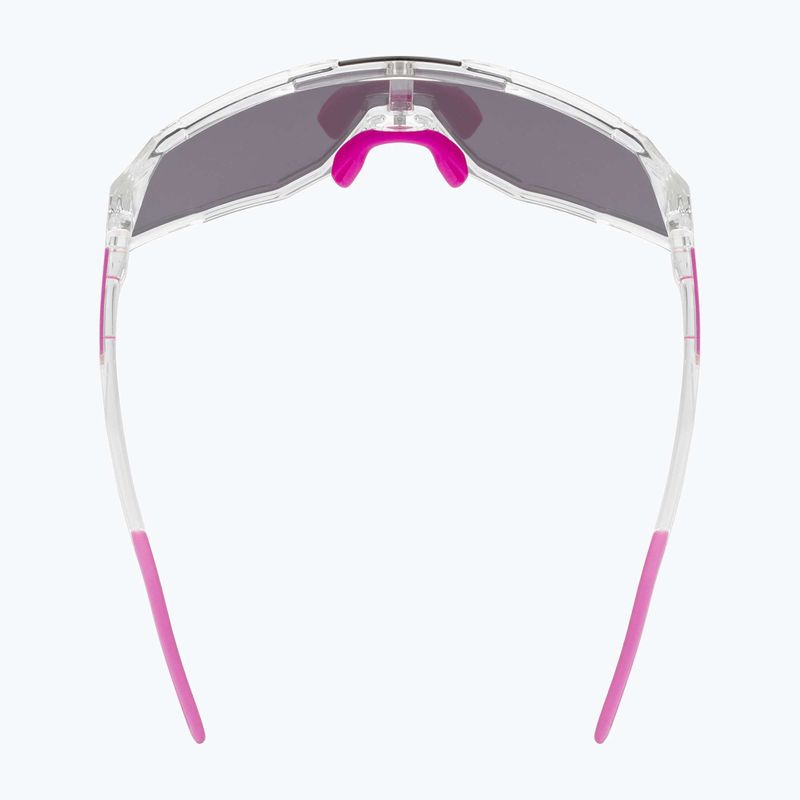 Sonnenbrille UVEX Sequenze clear/mirror pink 5
