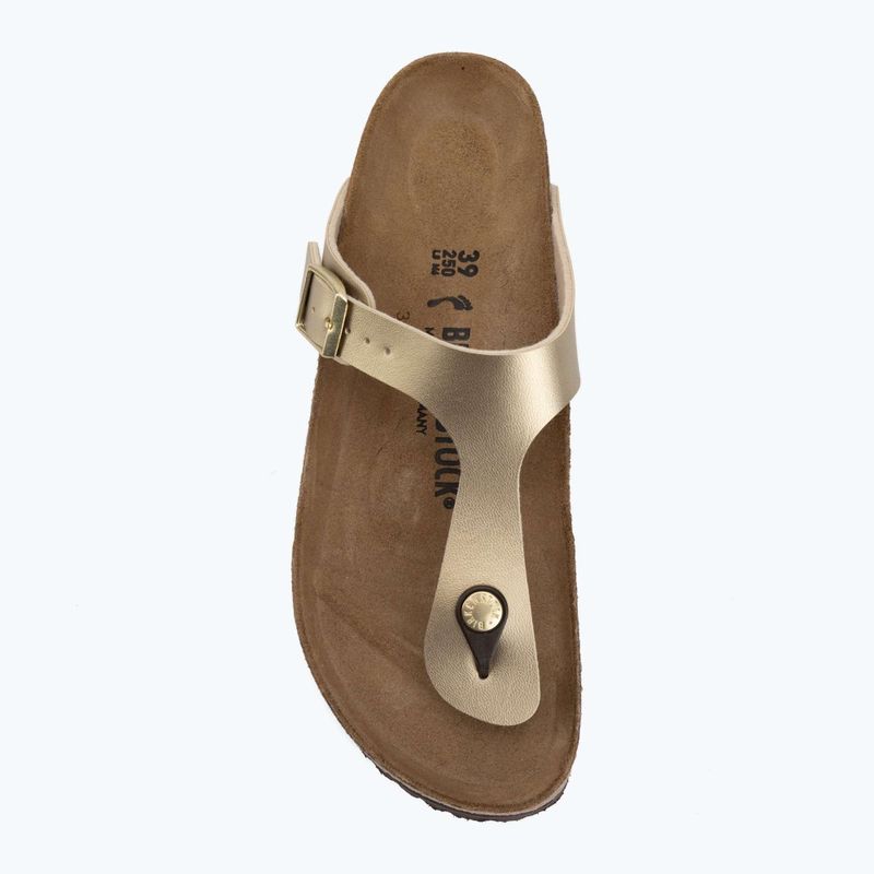 Flip-Flops BIRKENSTOCK Gizeh Birko-Flor Narrow gold 5