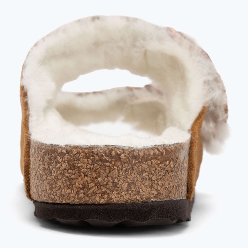 BIRKENSTOCK Arizona Shearling SL Regular Nerz-Flip-Flops 6