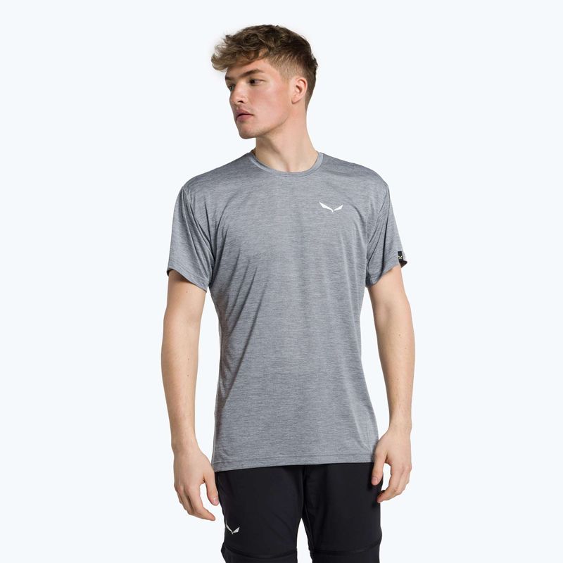 Salewa Herren-Trekkinghemd Puez Melange Dry grau 00-0000026537