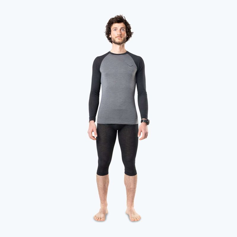 Thermoaktive Hose Herren DYNAFIT Tour Light Merino 3/4 black out 2