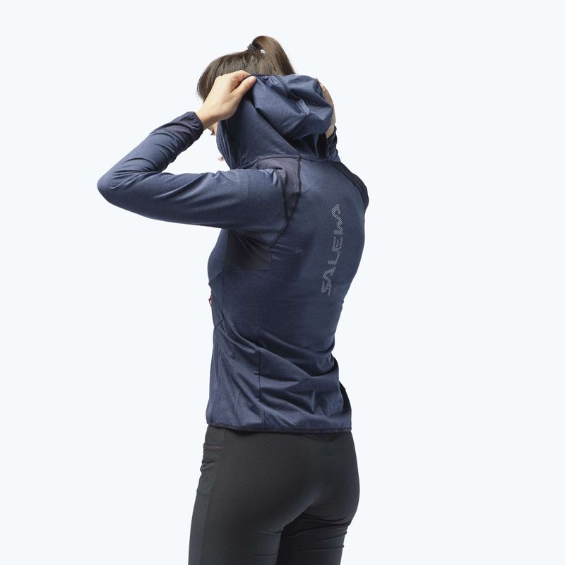 Salewa Damen Fleece Agner Hybrid PL/DST FZ Hoody navy blau 00-0000027372 6