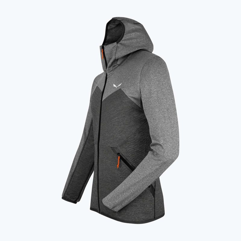 Salewa Herren Fleece-Sweatshirt Puez Melange PL FZ Hoody grau 00-0000027386 4