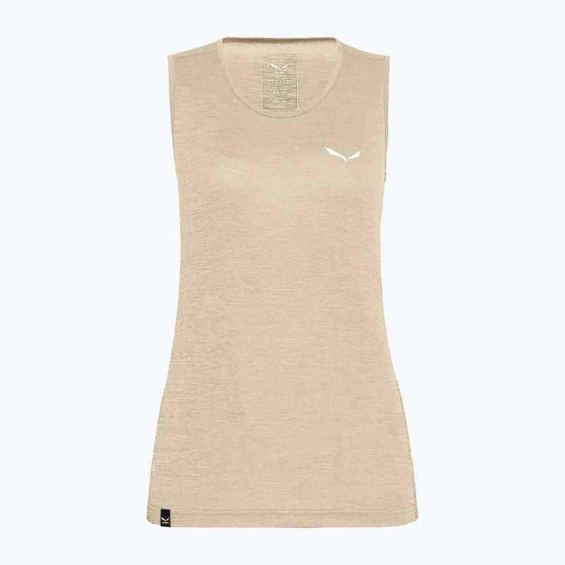 Damen-Trekking-Shirt Salewa Puez Graphic Dry Tank beige 00-0000027482