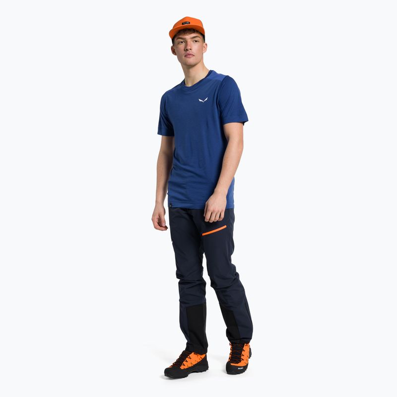 Herren Salewa Agner AM Trekkinghemd blau 00-0000028306 2