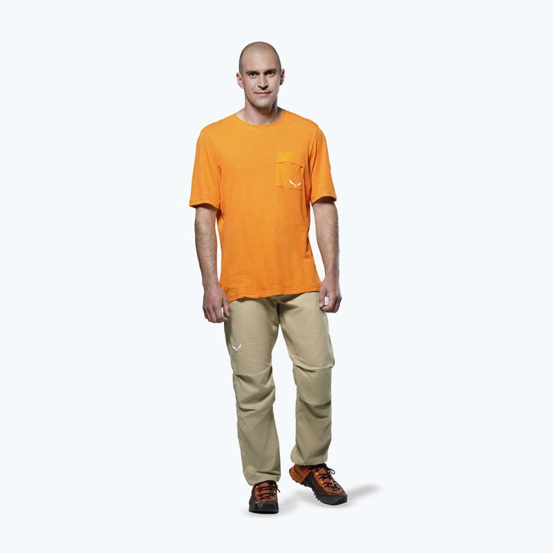 Salewa Agner Hanf/Dst Kurkuma Herren-Trekkinghemd 2