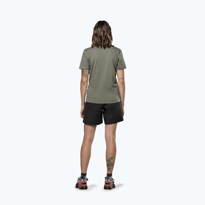 Damen-T-Shirt Salewa Eagle Logo Patch 5A50 verblasst grün 3