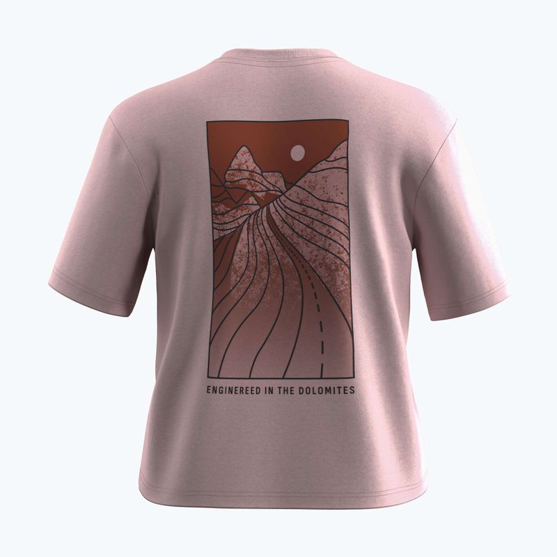 Damen Salewa Eagle Sonnenuntergang Lose T-Shirt zephyr 2