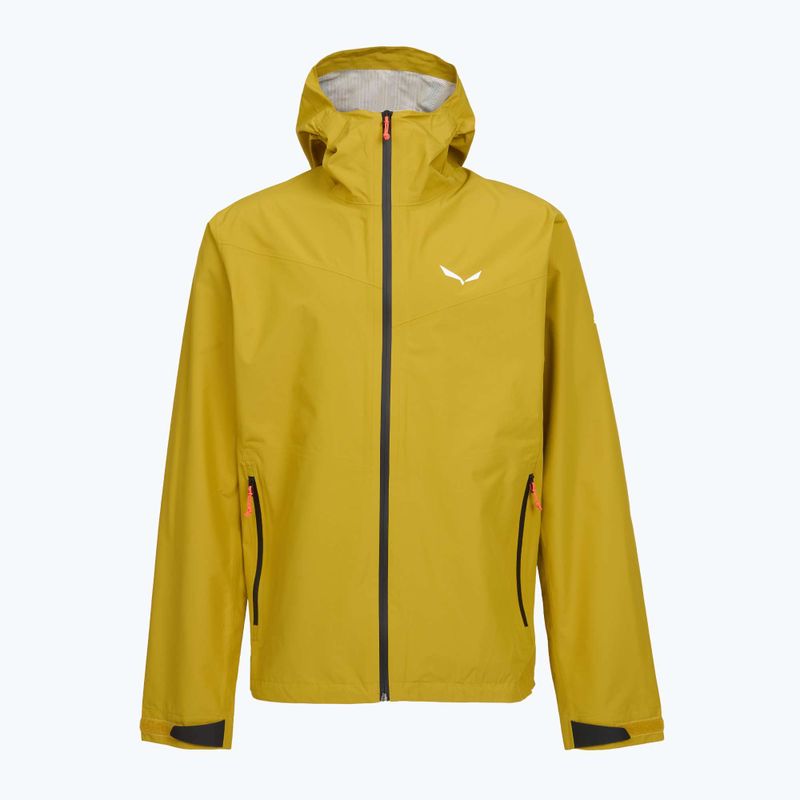 Herren-Regenjacke Salewa Puez Aqua 4 PTX 2.5L olive oil/0910
