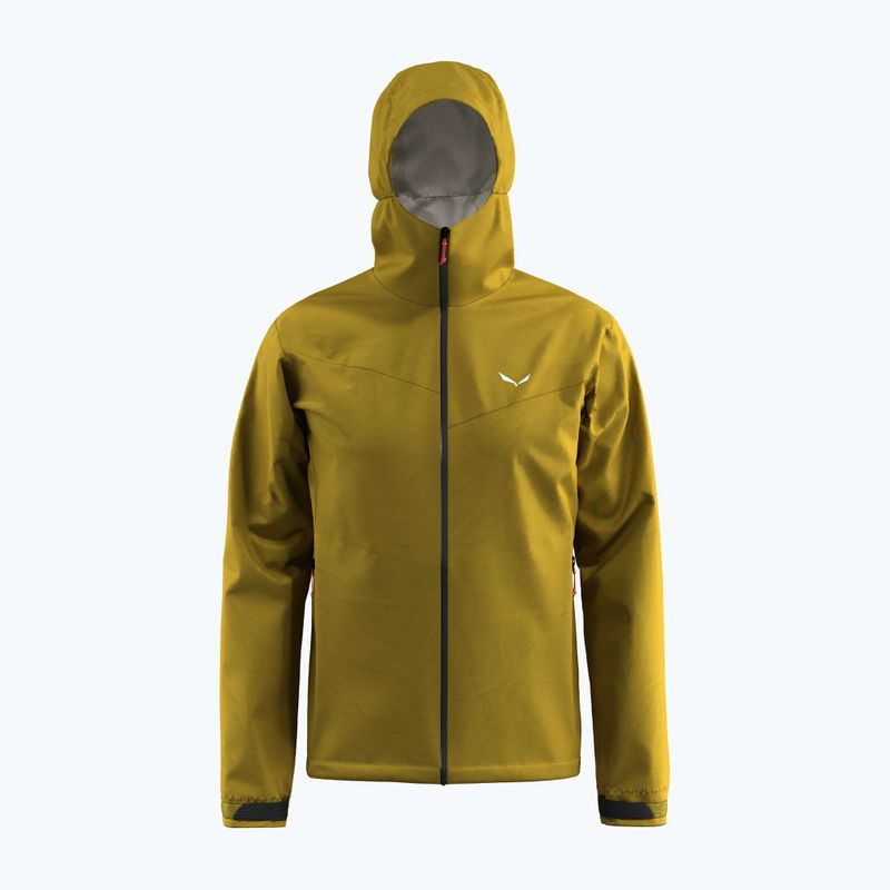 Herren-Regenjacke Salewa Puez Aqua 4 PTX 2.5L olive oil/0910 6