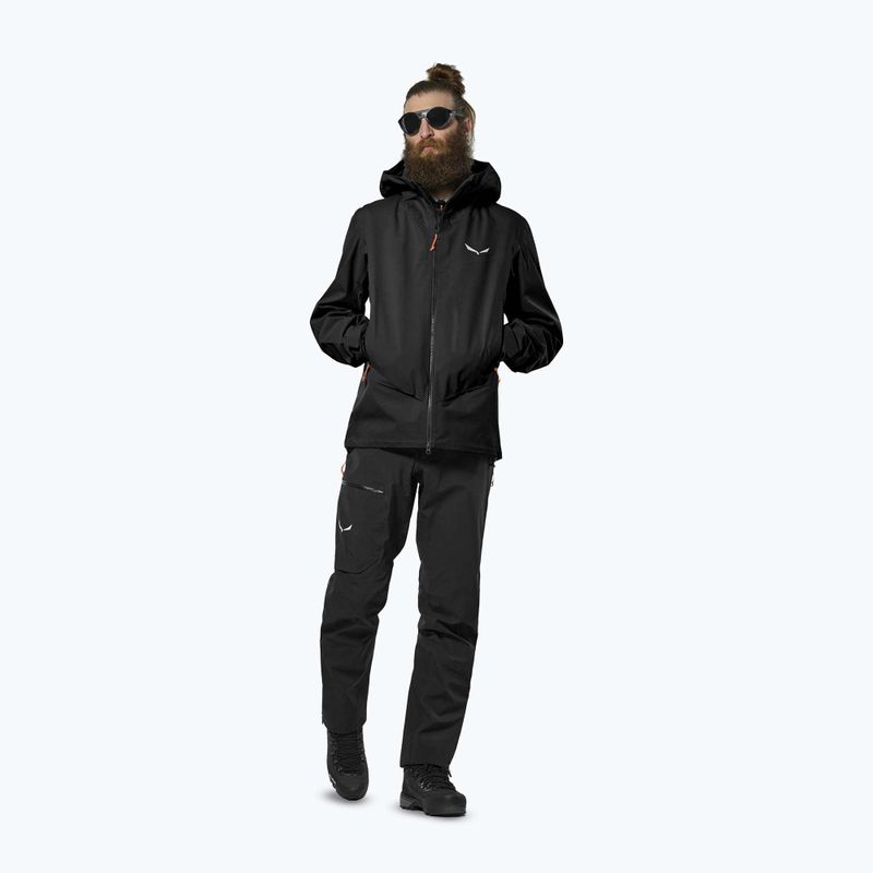 Herren Regenjacke Salewa Ortles GTX 3L EPE black out 2
