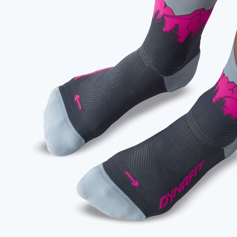 Socken DYNAFIT Traverse Crew cinder pink glo/6070 8
