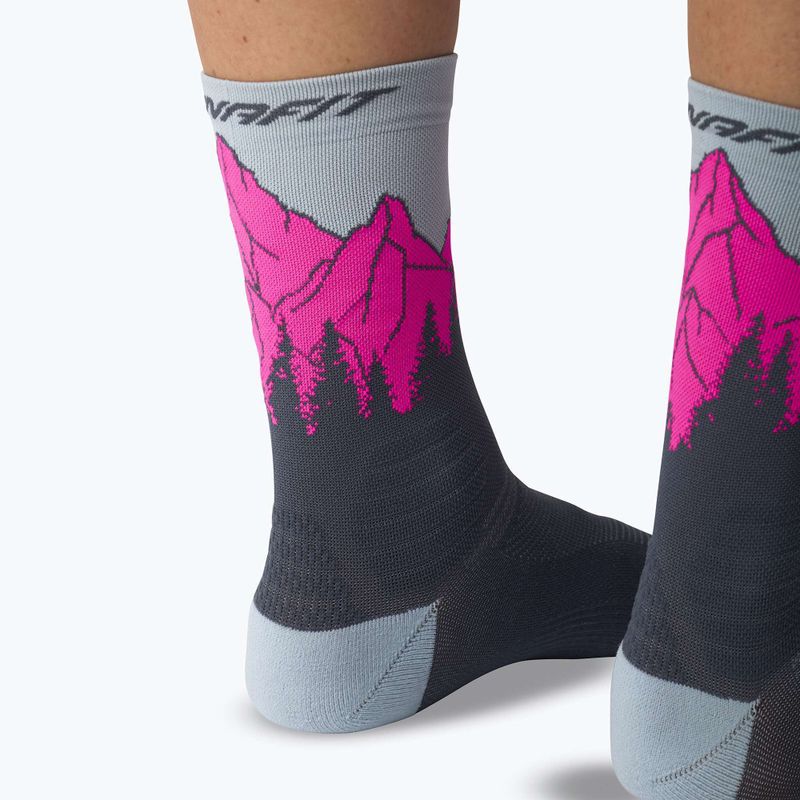 Socken DYNAFIT Traverse Crew cinder pink glo/6070 9
