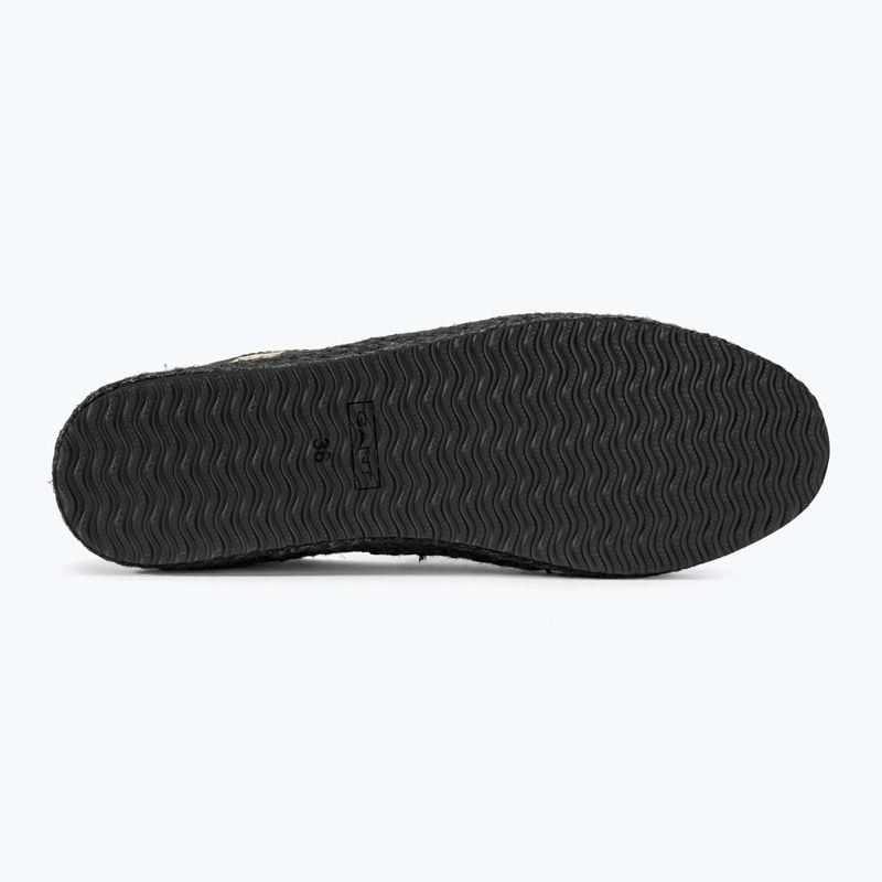 GANT Damen Schuhe Raffiaville trocken sand/schwarz 4