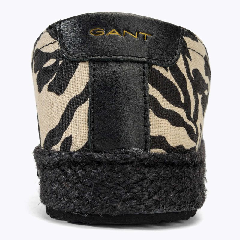 GANT Damen Schuhe Raffiaville trocken sand/schwarz 6