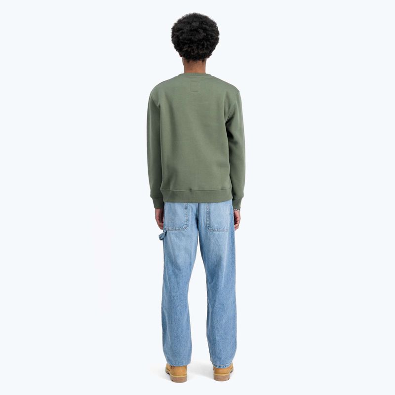 Alpha Industries Herren Basic Sweatshirt dunkel oliv 3