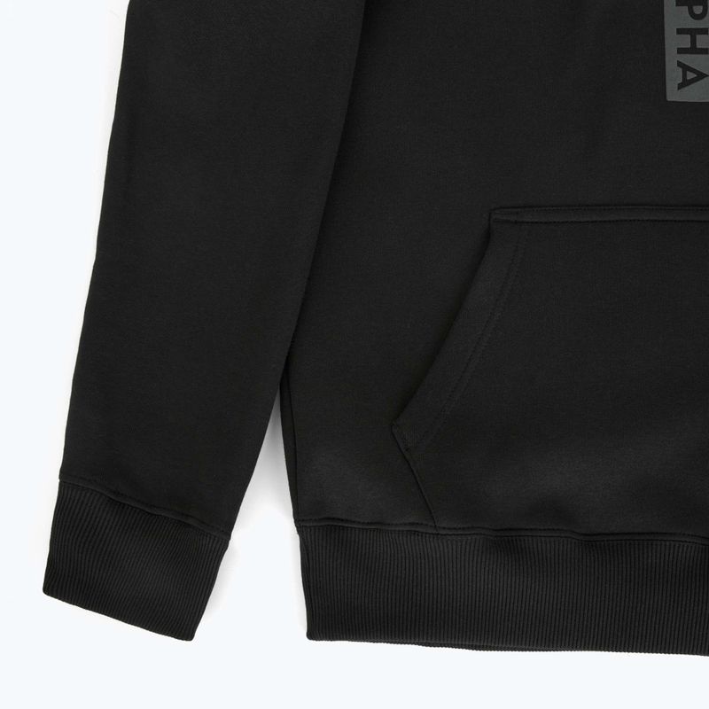 Herren Alpha Industries Puff Print Hoodie schwarz 9