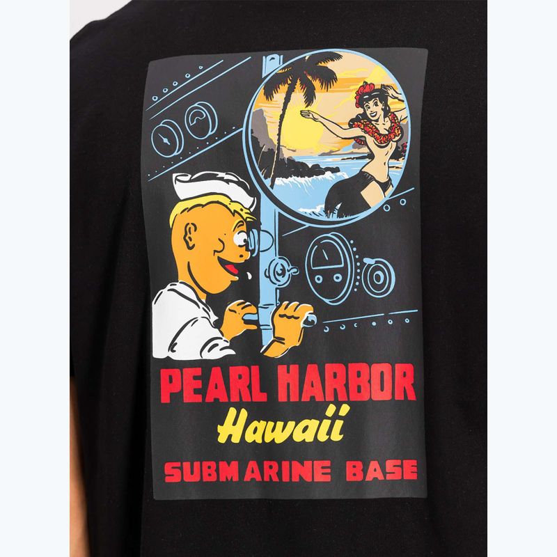 Alpha Industries Herren Pearl Harbor Back Print T-Shirt schwarz 6