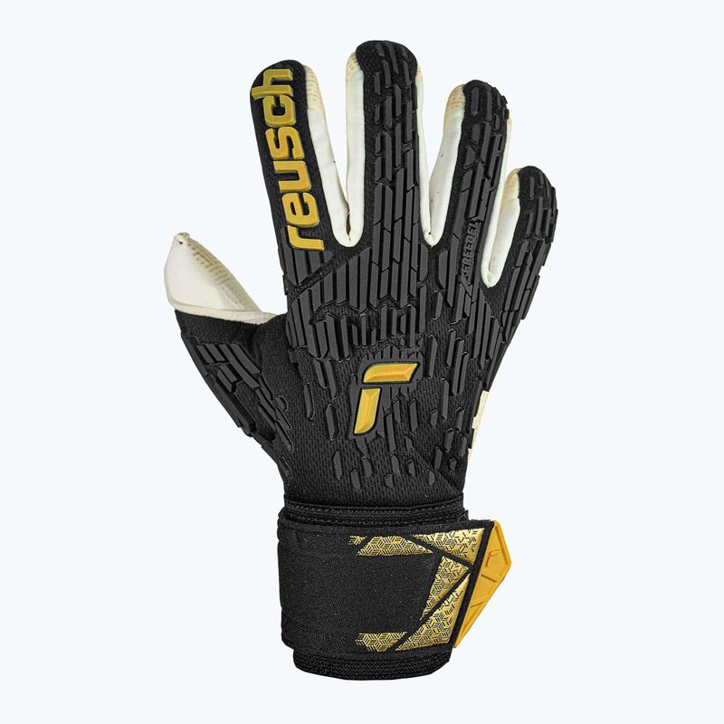Reusch Attrakt Freegel Gold X GluePrint Finger Support Torwarthandschuh schwarz/gold 2