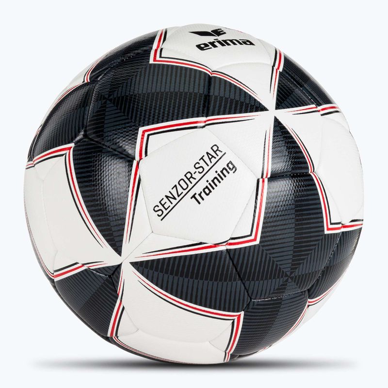ERIMA Senzor Star Training Fußball schwarz/grau Größe 5 2