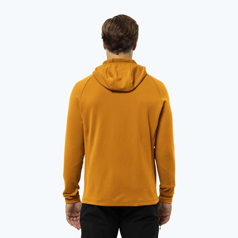 Herren Jack Wolfskin Kolbenberg Hooded Fz Fleece-Sweatshirt Färberdistel 2