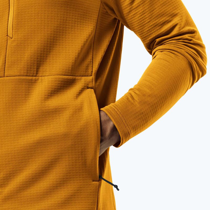 Herren Jack Wolfskin Kolbenberg Hooded Fz Fleece-Sweatshirt Färberdistel 5