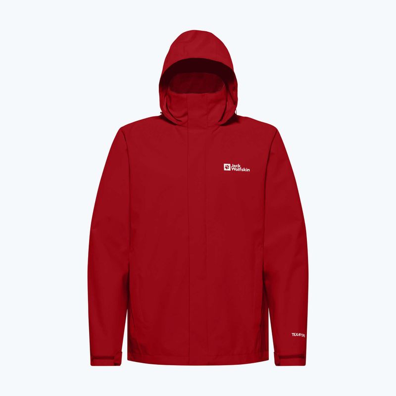Regenjacke Herren Jack Wolfskin Trailtime 2L adrenaline red 8