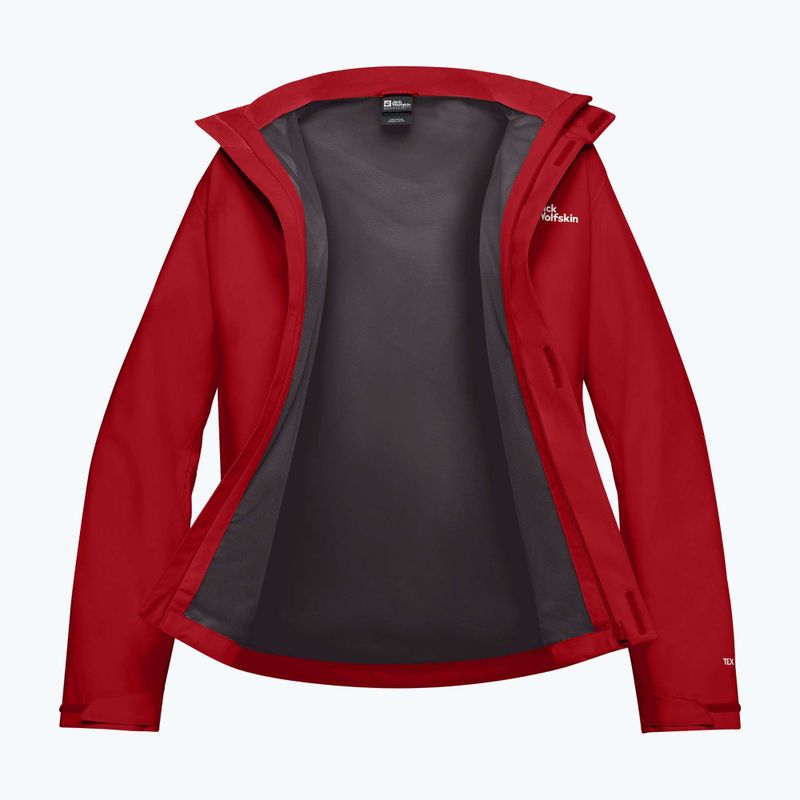 Regenjacke Herren Jack Wolfskin Trailtime 2L adrenaline red 9
