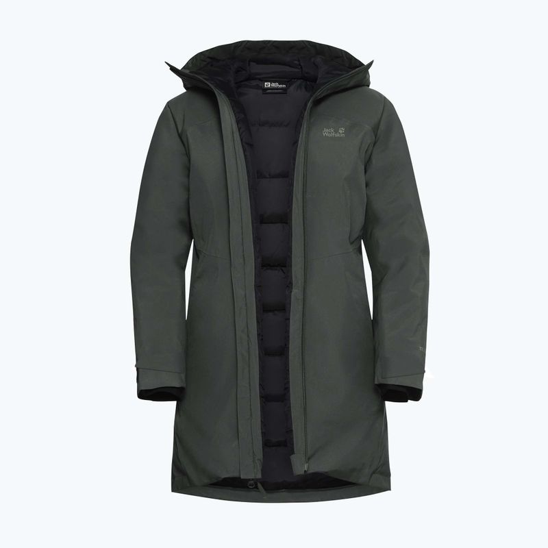 Damen Daunenjacke Jack Wolfskin Icecape 2L Down Ins Rds slate green 9