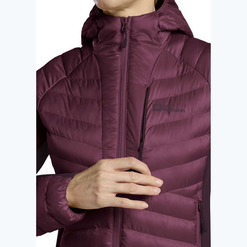 Gefütterte Jacke Damen Jack Wolfskin Routeburn Pro Ins raisin 6