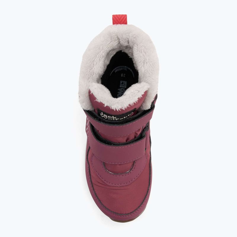 Kinderschuhe Jack Wolfskin Polar Bear-B Texapore Mid Vc raisin 5
