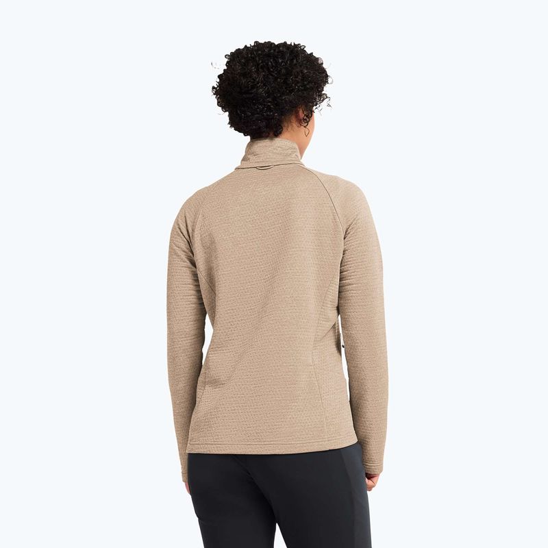 Fleecejacke für Damen Jack Wolfskin Anytrail Full Zip oat 3