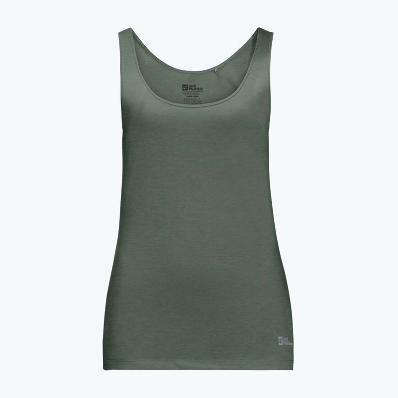 Jack Wolfskin Damen-Trekking-T-Shirt Pack & Go Tank grün 1807283 3