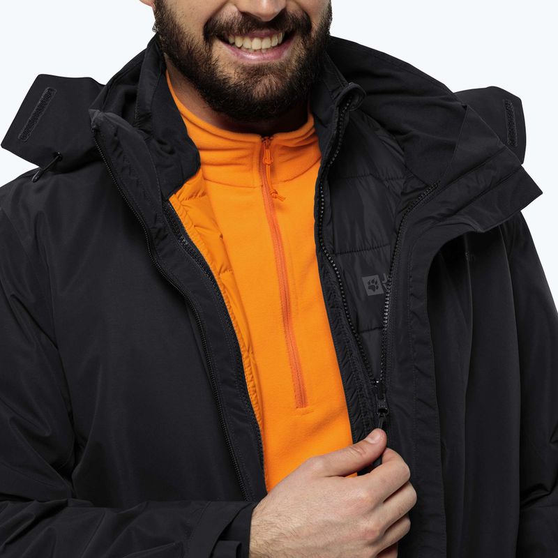 Jack Wolfskin Herren Wandern ärmellos Lapawa Ins schwarz 3