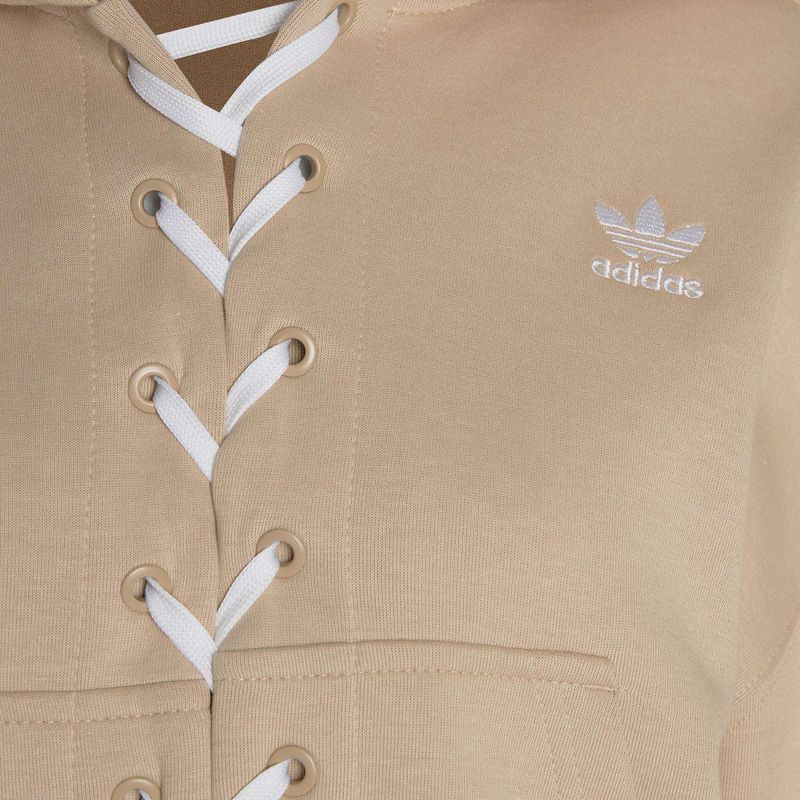 Damen Sweatshirt adidas Laced magic beige 3
