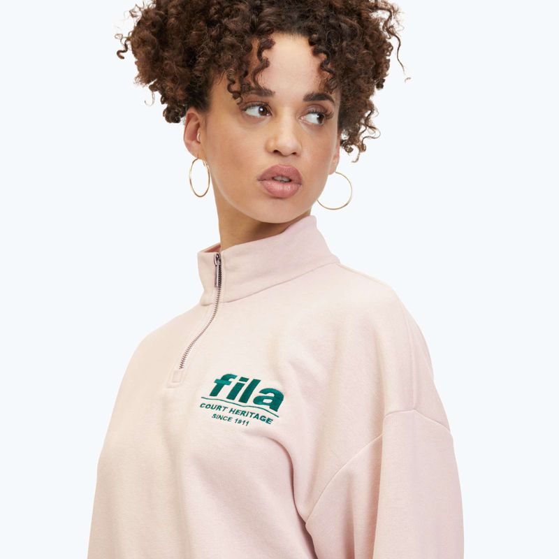 Damen Hoodie Sweatshirt FILA Lima oatmeal melange 3