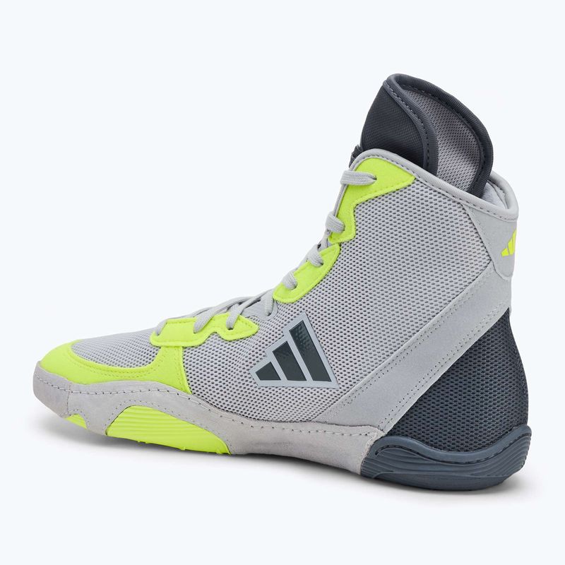 Boxschuhe Herren adidas Adizero team light grey/ team onix/ team sollar yellow 2 3
