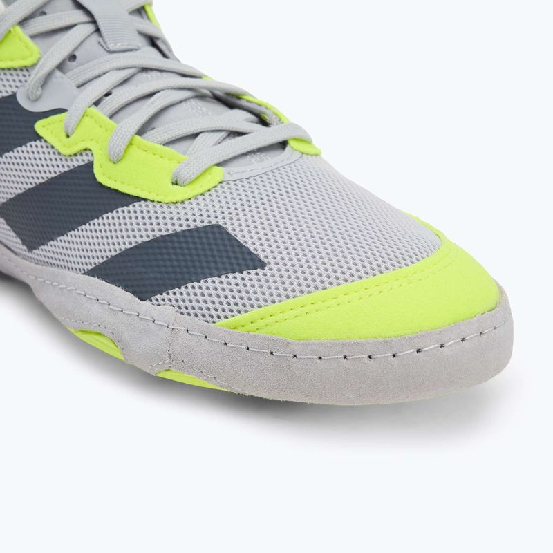 Boxschuhe Herren adidas Adizero team light grey/ team onix/ team sollar yellow 2 7