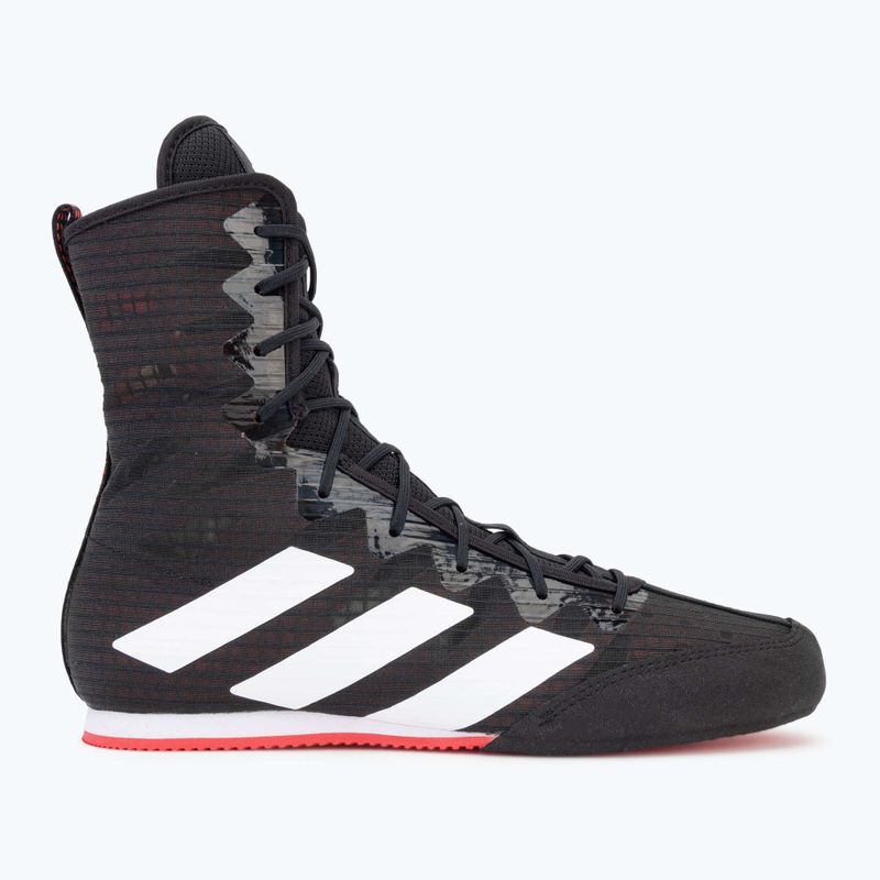 adidas Box Hog 4 Kern schwarz / Wolke weiß / reine Rubin Boxen Schuhe 2