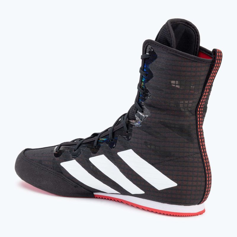 adidas Box Hog 4 Kern schwarz / Wolke weiß / reine Rubin Boxen Schuhe 3